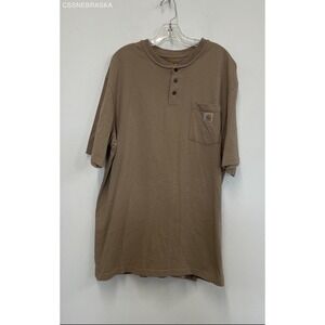 Carhartt Beige‎ Carhartt Mens Pocket Short Sleeves - Size XL